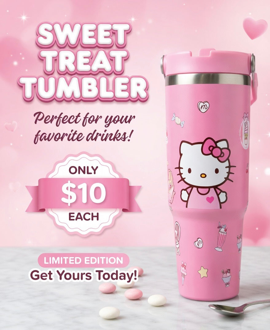Cute Sanrio Tumblers – Only $10 Each!