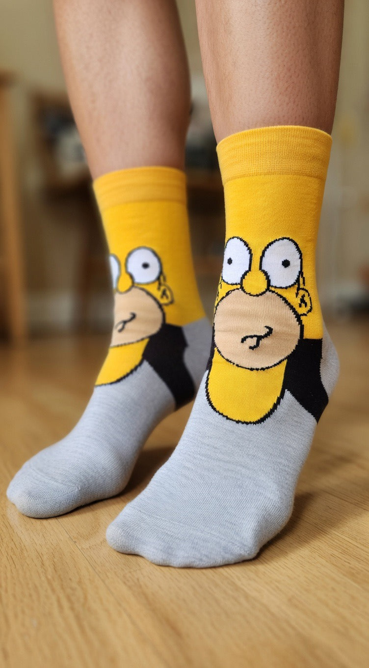 Novelty Fun Socks  🧦 - Relive Your Favorite Childhood Memories by scrolling Through Our 38 Different Variations of Nostalgic Socks! Buy 2 Pairs Get a Discount On The 3rd!