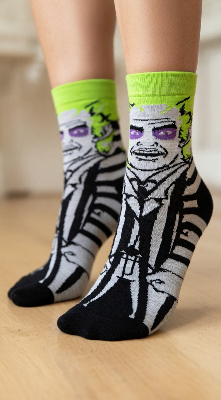 Novelty Fun Socks  🧦 - Relive Your Favorite Childhood Memories by scrolling Through Our 38 Different Variations of Nostalgic Socks! Buy 2 Pairs Get a Discount On The 3rd!