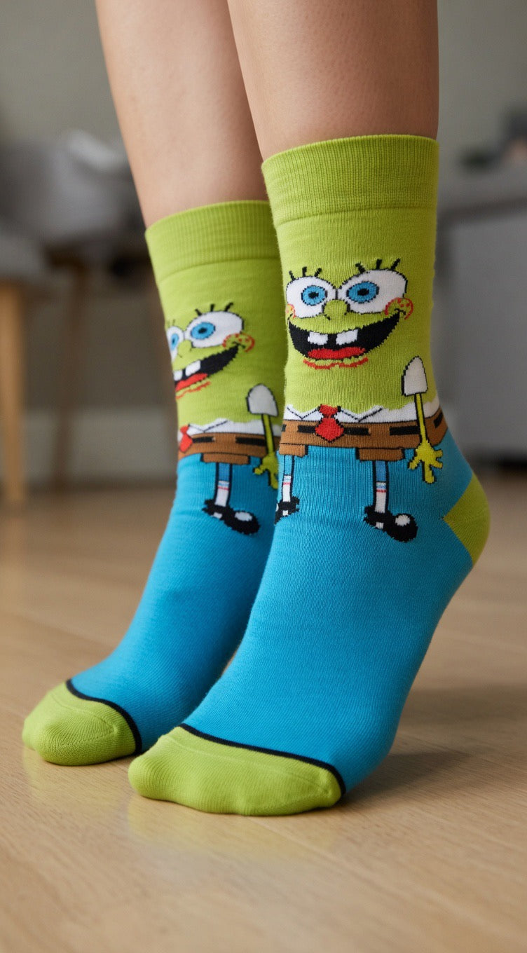 Novelty Fun Socks  🧦 - Relive Your Favorite Childhood Memories by scrolling Through Our 38 Different Variations of Nostalgic Socks! Buy 2 Pairs Get a Discount On The 3rd!