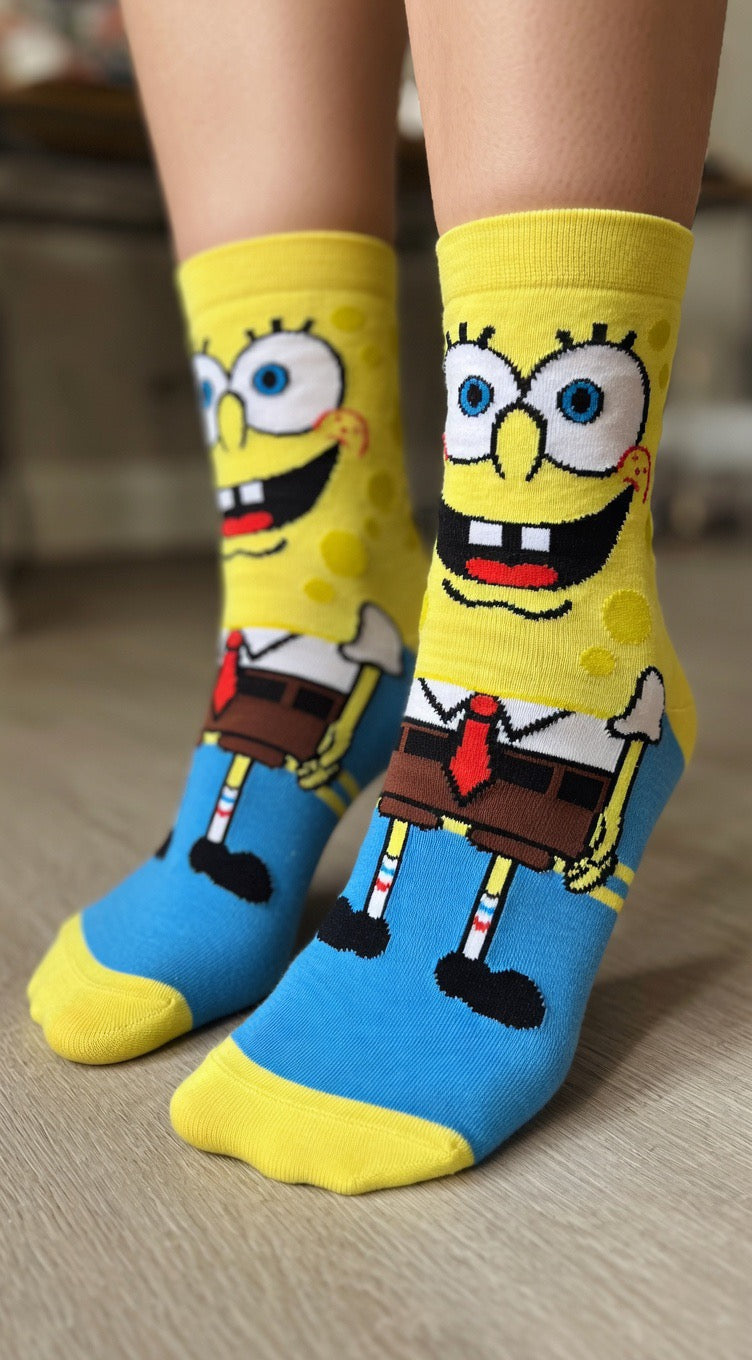 Novelty Fun Socks  🧦 - Relive Your Favorite Childhood Memories by scrolling Through Our 38 Different Variations of Nostalgic Socks! Buy 2 Pairs Get a Discount On The 3rd!