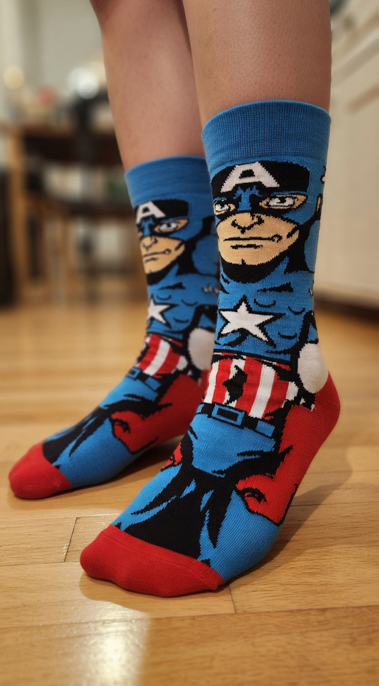 Novelty Fun Socks  🧦 - Relive Your Favorite Childhood Memories by scrolling Through Our 38 Different Variations of Nostalgic Socks! Buy 2 Pairs Get a Discount On The 3rd!