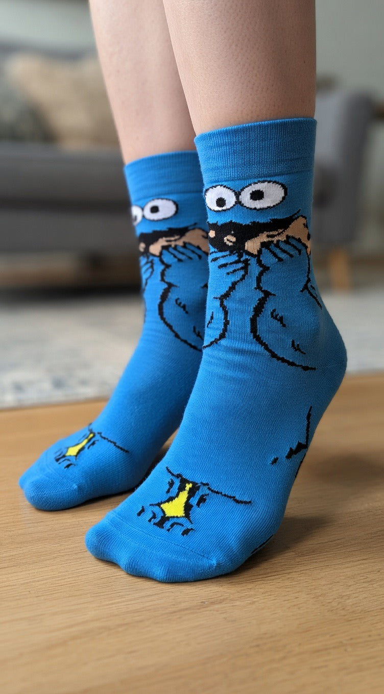 Novelty Fun Socks  🧦 - Relive Your Favorite Childhood Memories by scrolling Through Our 38 Different Variations of Nostalgic Socks! Buy 2 Pairs Get a Discount On The 3rd!
