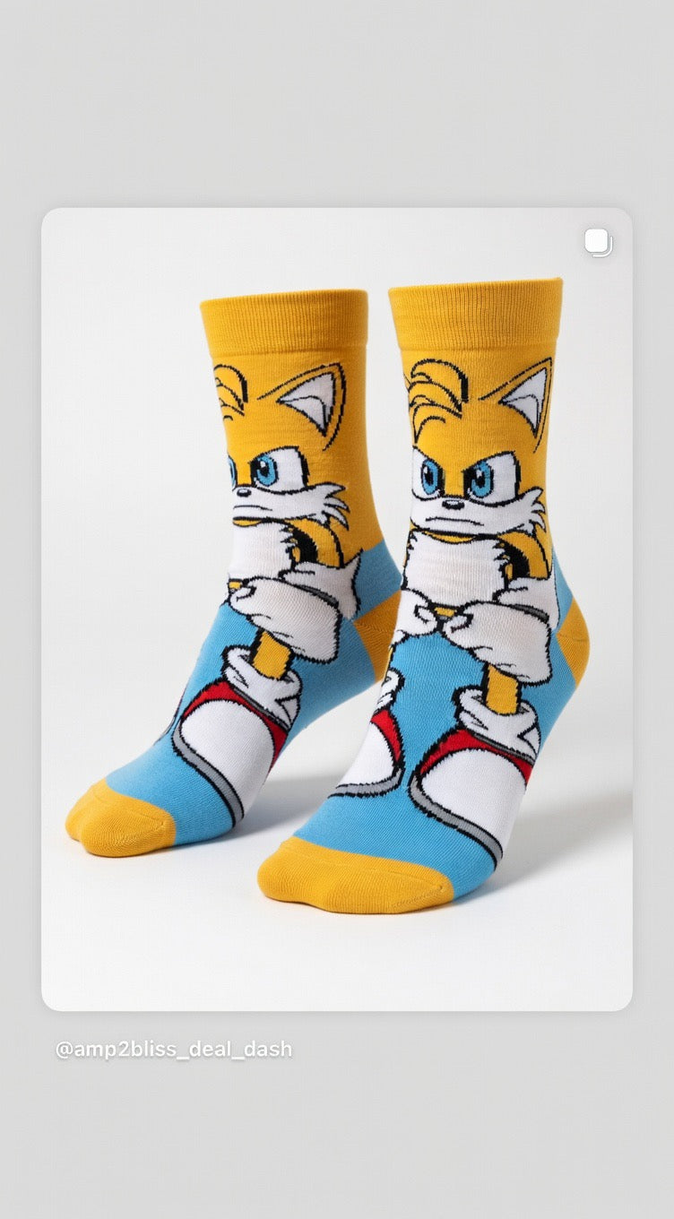 Novelty Fun Socks  🧦 - Relive Your Favorite Childhood Memories by scrolling Through Our 38 Different Variations of Nostalgic Socks! Buy 2 Pairs Get a Discount On The 3rd!