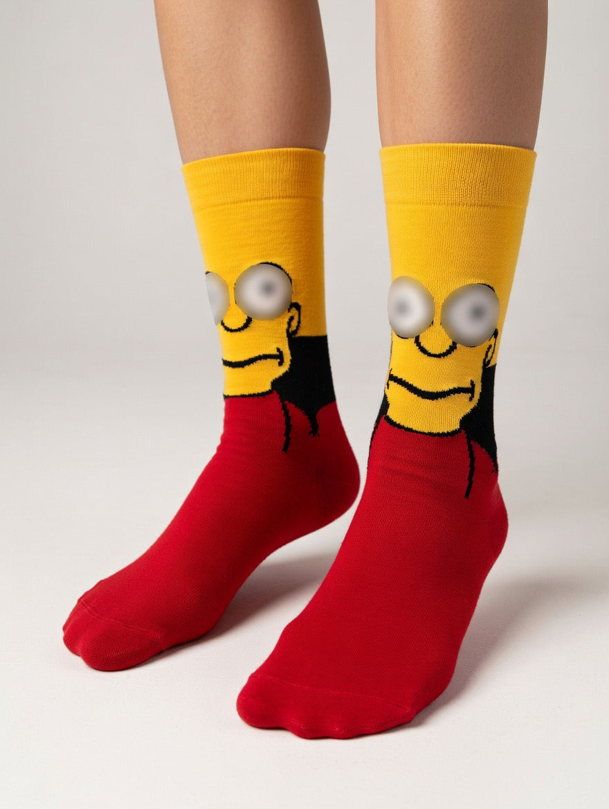 Novelty Fun Socks  🧦 - Relive Your Favorite Childhood Memories by scrolling Through Our 38 Different Variations of Nostalgic Socks! Buy 2 Pairs Get a Discount On The 3rd!