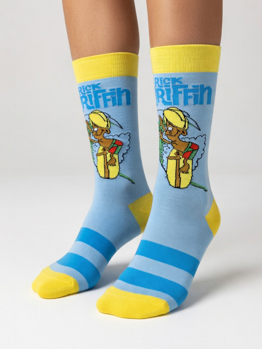 Novelty Fun Socks  🧦 - Relive Your Favorite Childhood Memories by scrolling Through Our 38 Different Variations of Nostalgic Socks! Buy 2 Pairs Get a Discount On The 3rd!