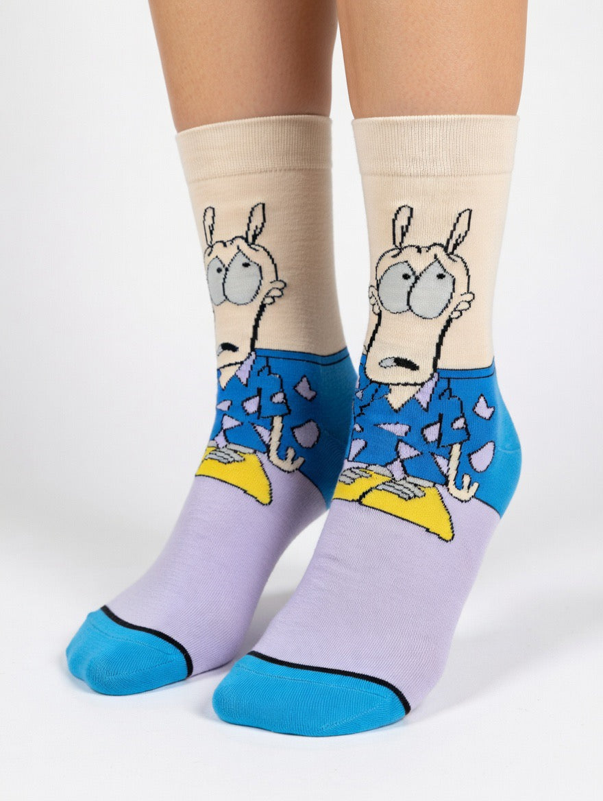 Novelty Fun Socks  🧦 - Relive Your Favorite Childhood Memories by scrolling Through Our 38 Different Variations of Nostalgic Socks! Buy 2 Pairs Get a Discount On The 3rd!