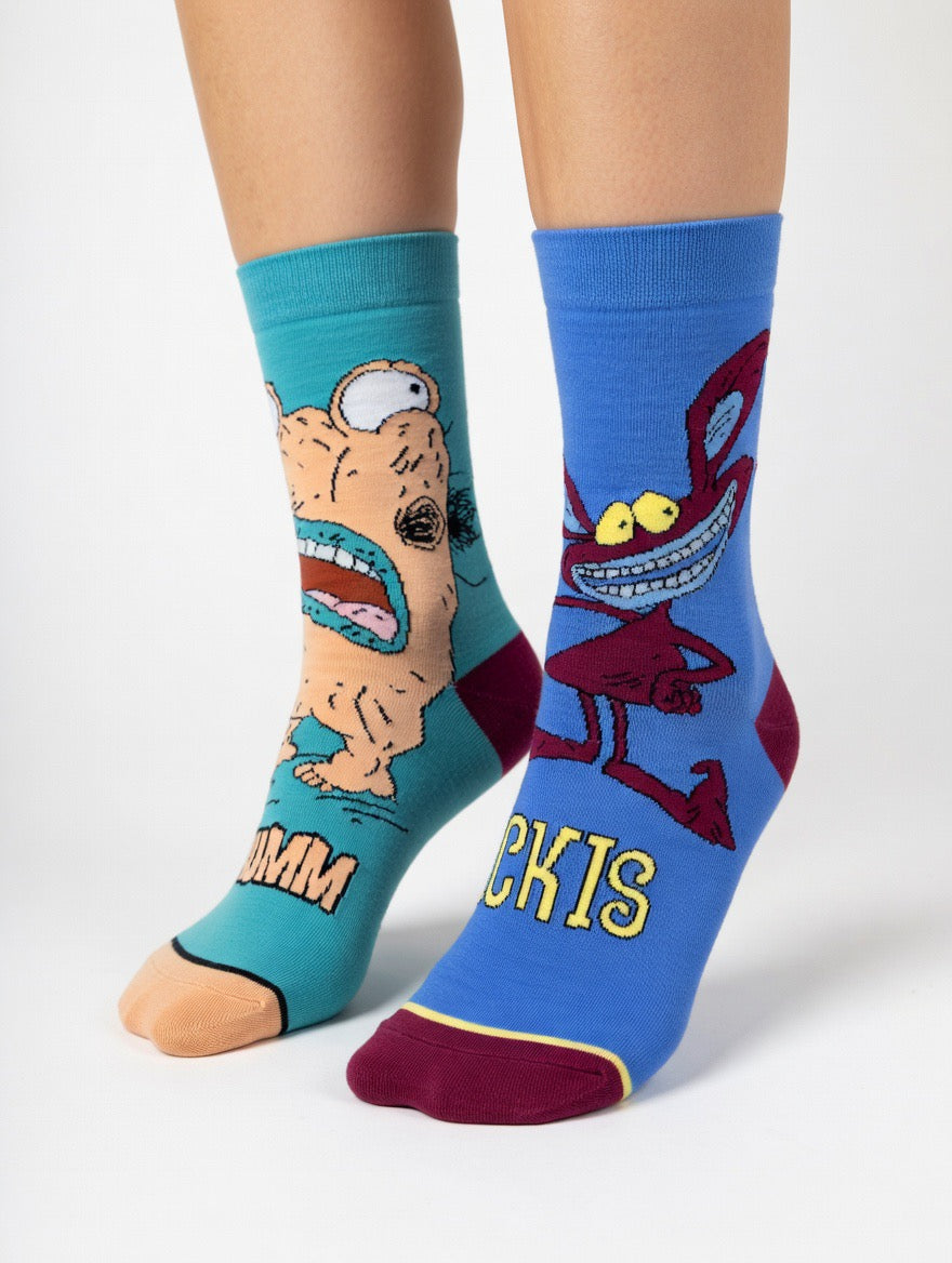 Novelty Fun Socks  🧦 - Relive Your Favorite Childhood Memories by scrolling Through Our 38 Different Variations of Nostalgic Socks! Buy 2 Pairs Get a Discount On The 3rd!