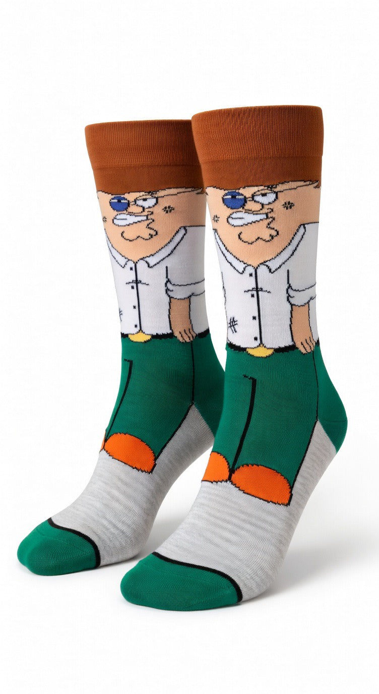 Novelty Fun Socks  🧦 - Relive Your Favorite Childhood Memories by scrolling Through Our 38 Different Variations of Nostalgic Socks! Buy 2 Pairs Get a Discount On The 3rd!